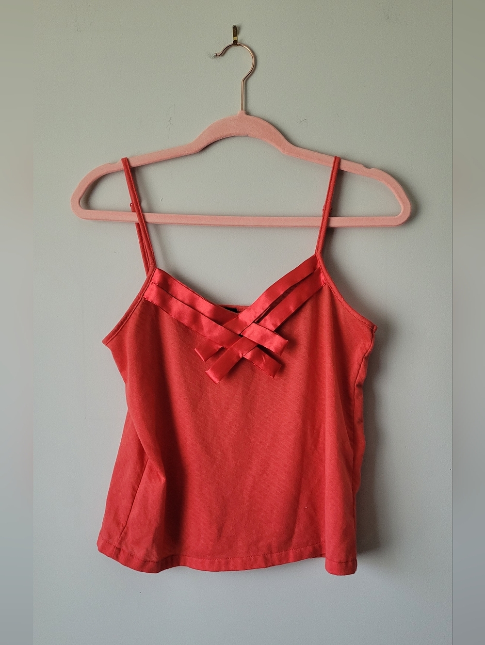 Vero Moda Coral Satin-Trim Cami